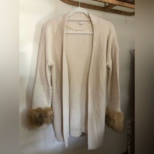 Fur Cardigan